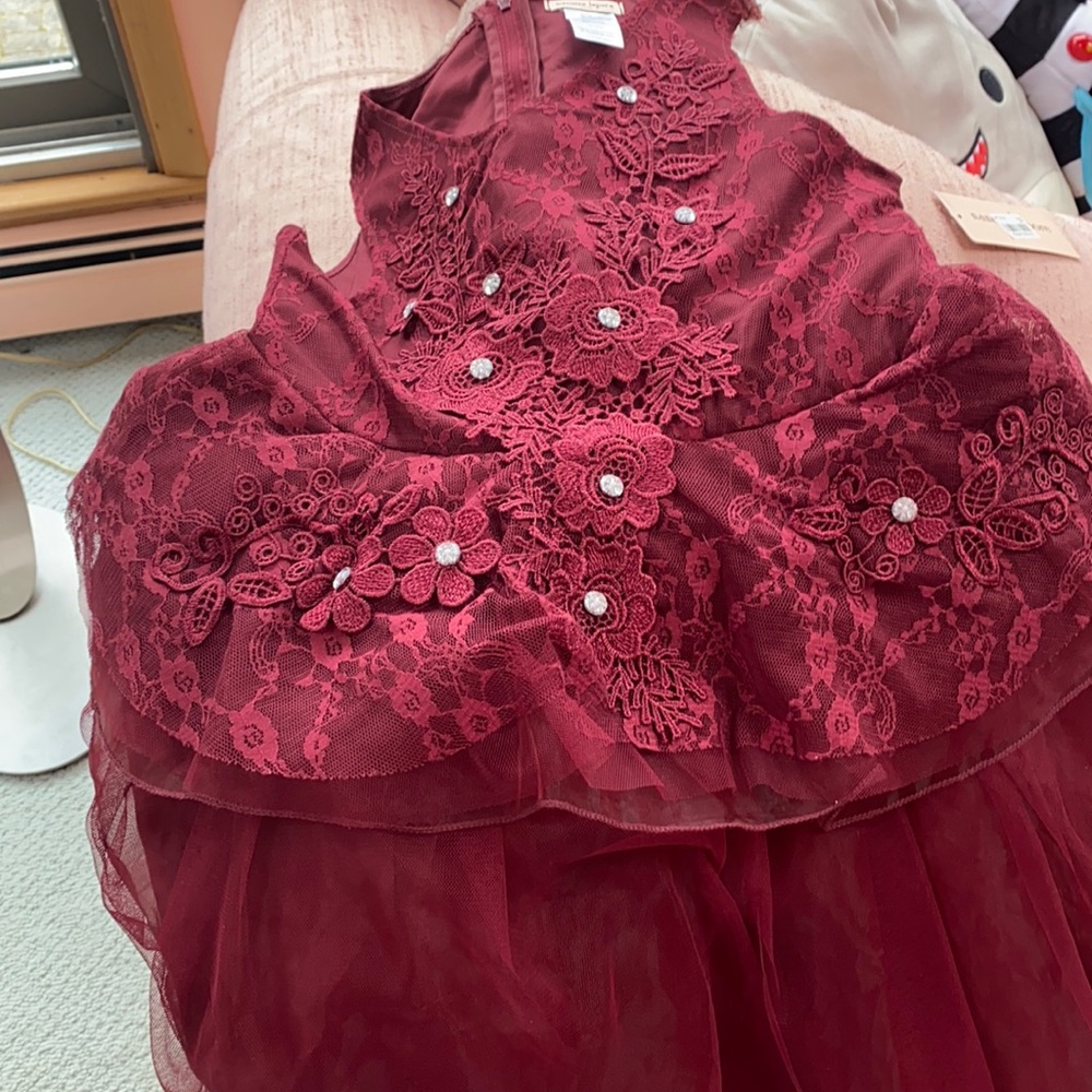 Maroon dress